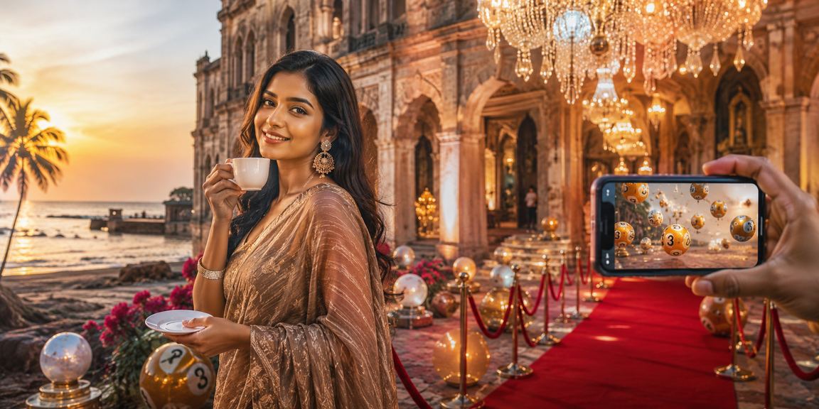 সোনারগাঁও এলাকায় লটারি বিক্রির দৃশ্য